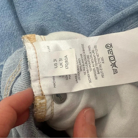 Anthropologie PILCRO The Annie Wide-leg Jeans Size 31 - Picture 7 of 9